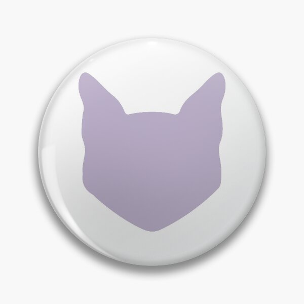 Item preview, Purple Cat Head designed and sold by Lilbel.
