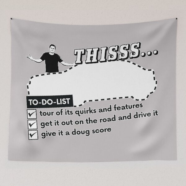 Item preview, Youtuber Doug Demuro Car Review Catchphrase designed and sold by artColourized.