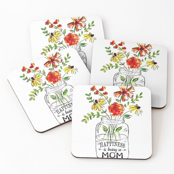 Item preview, Happiness Is Being A Mom Flower designed and sold by robbie22sweeney.