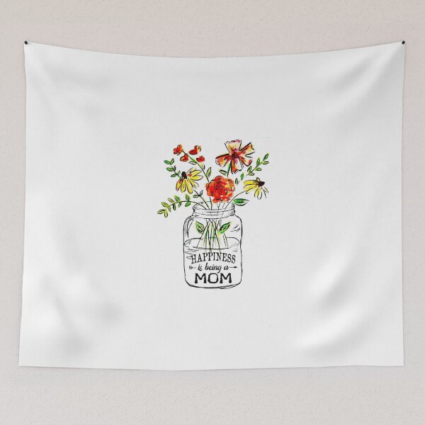 Item preview, Happiness Is Being A Mom Flower designed and sold by robbie22sweeney.