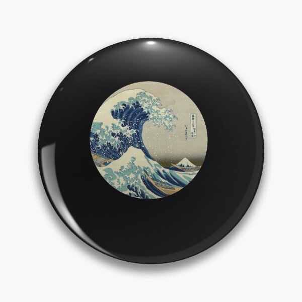 Item preview, Great Wave off Kanagawa circle Classic designed and sold by terinaronny.