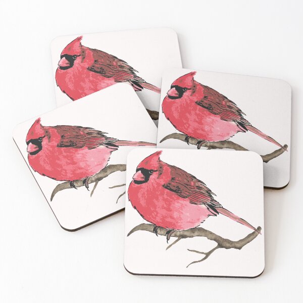 Item preview, Watercolor Red Cardinal designed and sold by virillanissa.