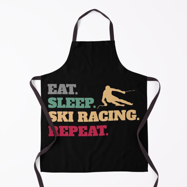 Item preview, Eat Sleep Skiing Ski Racing Repeat designed and sold by Salvadax.