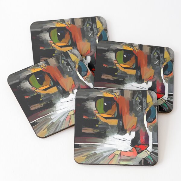 Item preview, Kitty Impressionism.  Oil on canvas. designed and sold by Maddie4Real.