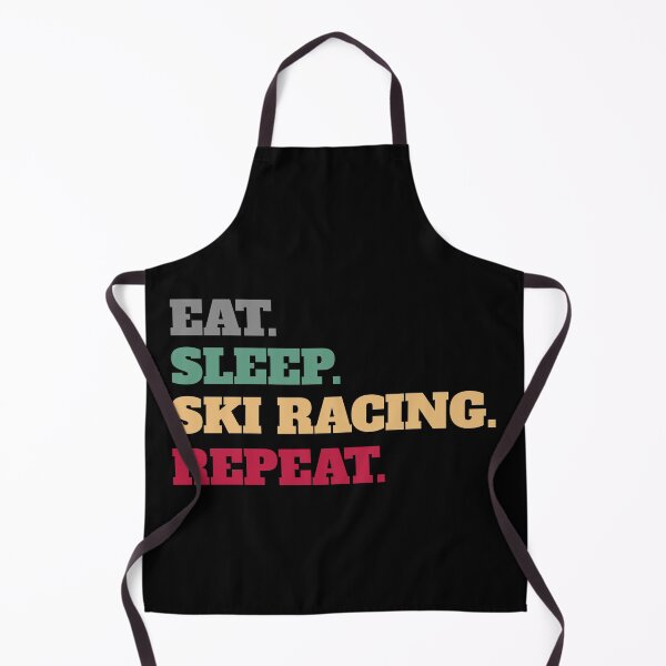 Item preview, Eat Sleep Skiing Ski Racing Repeat designed and sold by Salvadax.