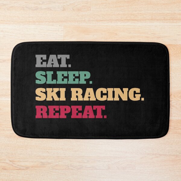Item preview, Eat Sleep Skiing Ski Racing Repeat designed and sold by Salvadax.