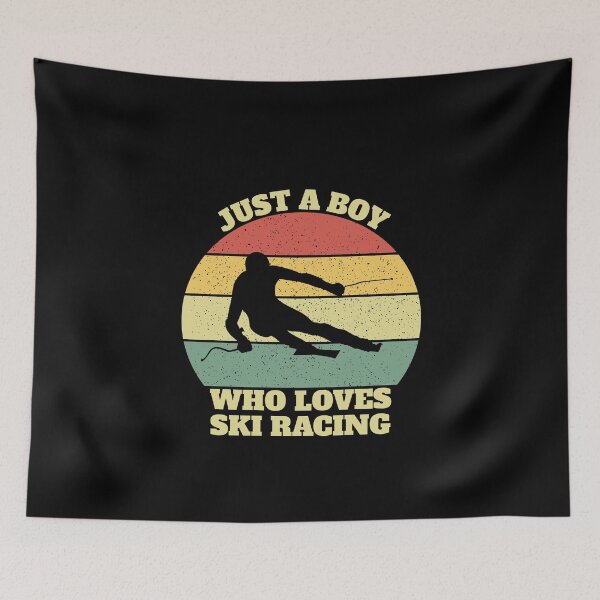 Item preview, Skiing Ski Racing Boy designed and sold by Salvadax.