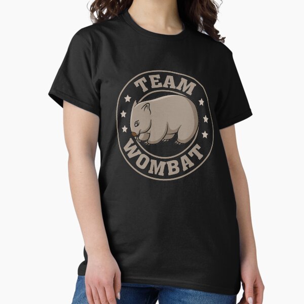 Vista previa del artículo con la obra «Equipo wombat», diseñado y vendido por ElBeDesigns.