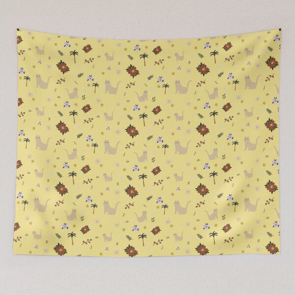 Item preview, Summer Tropical Cat (Yellow) designed and sold by riccagarden.