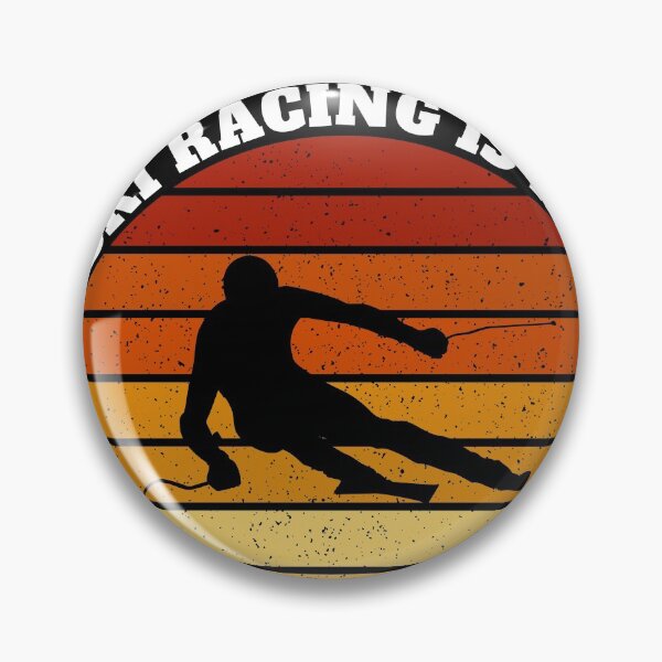 Item preview, Retro Vintage Ski Racing Skiing Is My Therapy designed and sold by Salvadax.