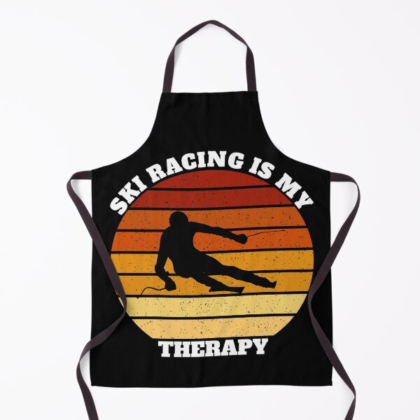 Item preview, Retro Vintage Ski Racing Skiing Is My Therapy designed and sold by Salvadax.