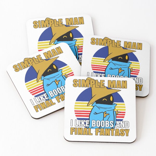 Item preview, I'm A Simple Man ILike Boobs And Final Fantasy designed and sold by robbie22sweeney.