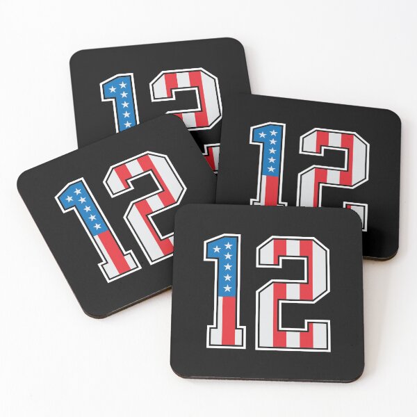 Item preview, 12 American Classy Numbers twelve United States Flag designed and sold by Urosek.