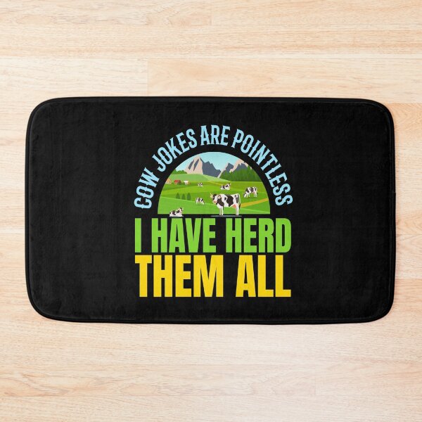 Item preview, Cow Jokes Are Pointless Cow Farmer designed and sold by MooonTees.