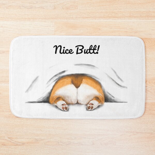 Item preview, nice butt bath mat designed and sold by sploootstore.