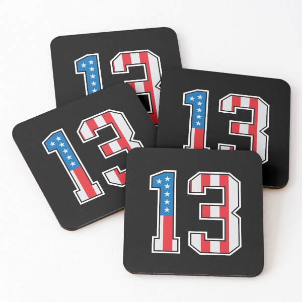 Item preview, 13 American Classy Numbers thirteen United States Flag designed and sold by Urosek.