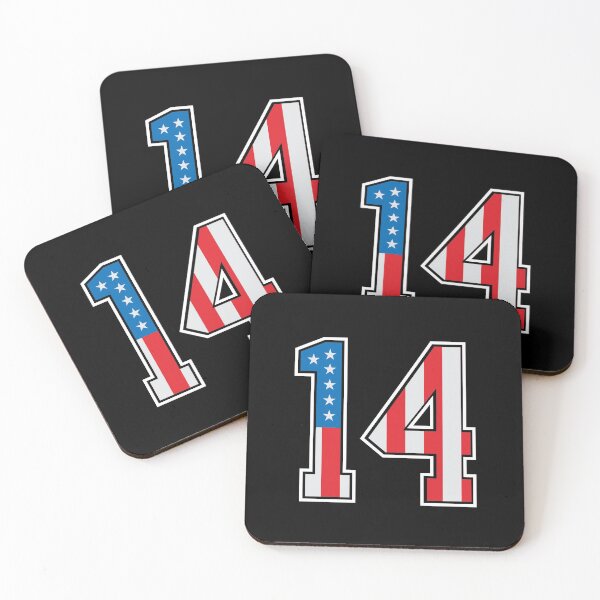 Item preview, 14 American Classy Numbers fourteen United States Flag designed and sold by Urosek.