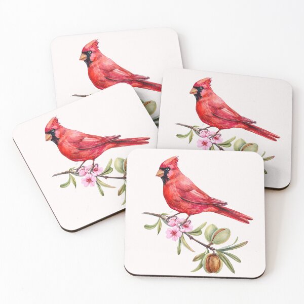 Item preview, Watercolor Red Cardinal designed and sold by virillanissa.