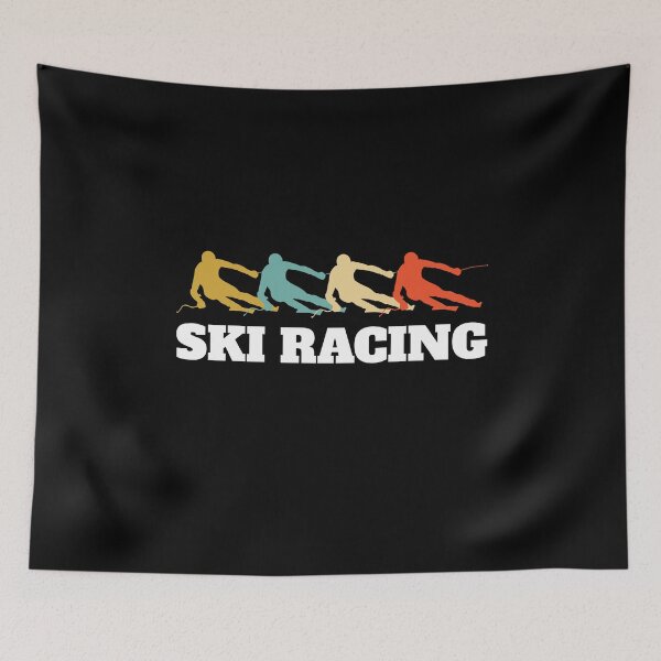 Item preview, Retro Vintage Ski Skiing Skis Racing designed and sold by Salvadax.