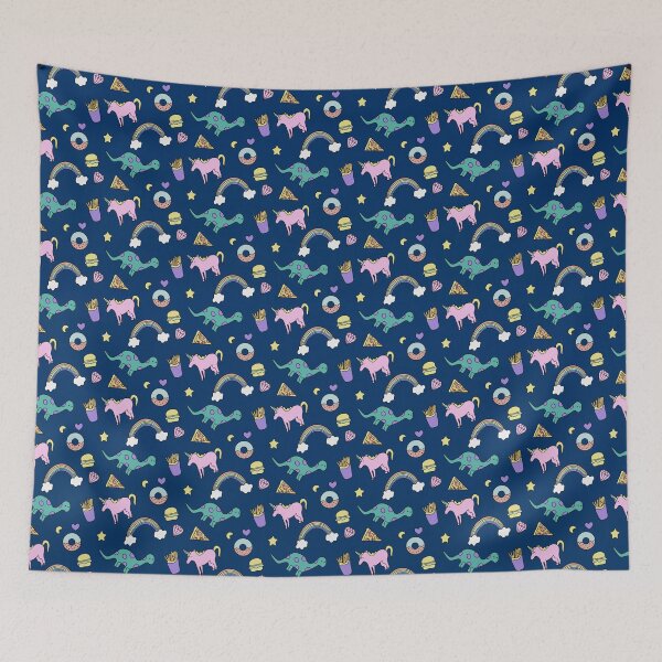 Item preview, Unicorn and rainbow pattern designed and sold by della95.