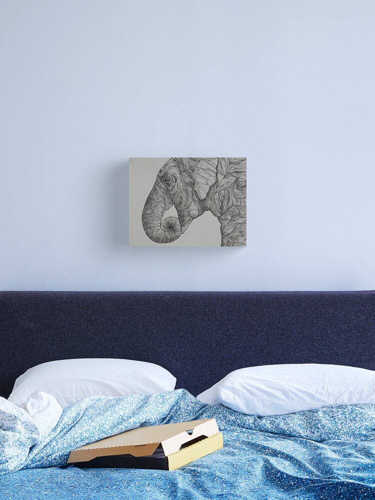 Canvas Print, Elephant designed and sold by tooty-mohr