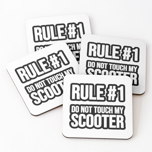 Item preview, Rule # 1 - Do not touch my scooter designed and sold by TopsellerShirts.
