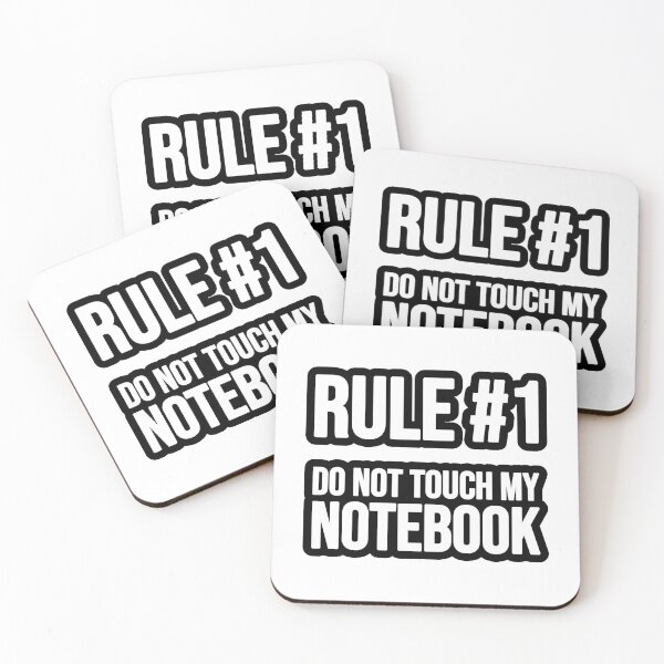 Item preview, Rule # 1 - Do not touch my Notebook designed and sold by TopsellerShirts.
