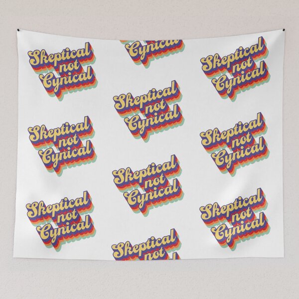 Item preview, Skeptical not Cynical Old School  designed and sold by PotentQuotable.