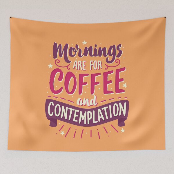 Item preview, Coffee illustrated quote designed and sold by MamSelle.