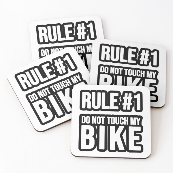 Item preview, Rule # 1 - Do not touch my bike designed and sold by TopsellerShirts.