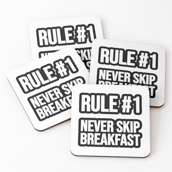 Item preview, Rule # 1 - Never skip Breakfast designed and sold by TopsellerShirts.