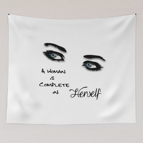 Item preview, A woman is complete in herself designed and sold by ActRightToday.