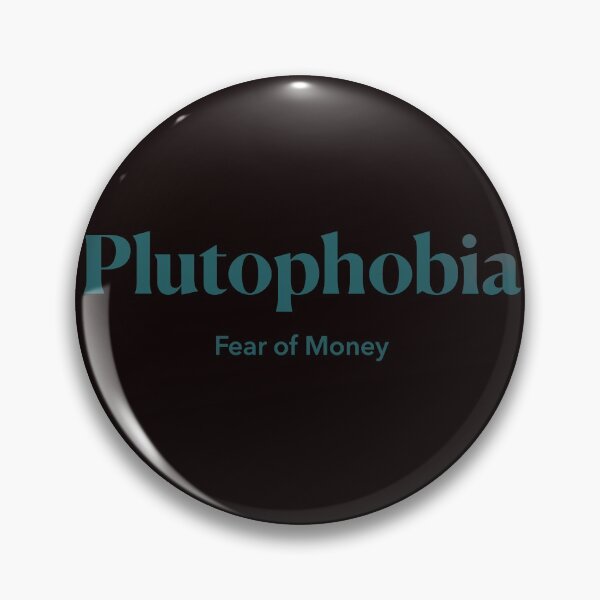 Item preview, Plutophobia - The Fear of Money - Teal Colored Design designed and sold by nabeArtist.