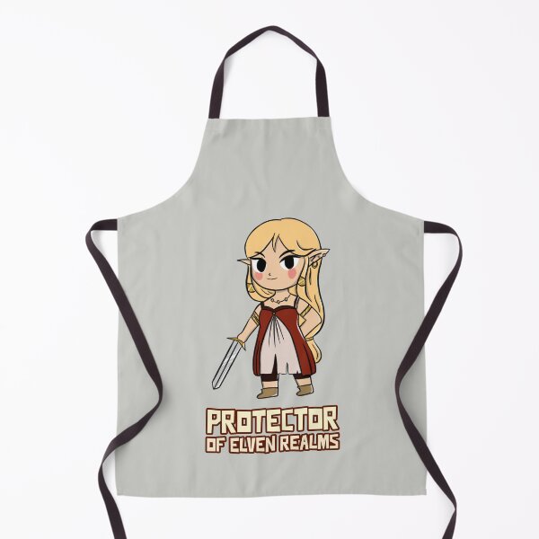 Item preview, Chibi Protector of Elven Realms Elf Warrior Princess RPG designed and sold by WPahat.