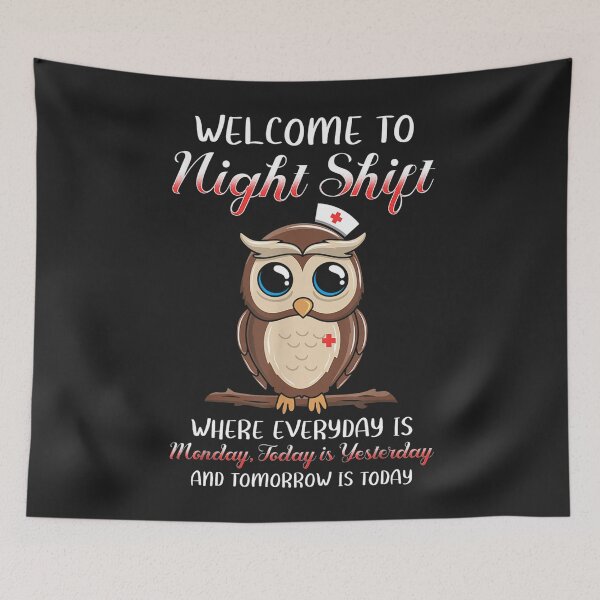 Item preview, Welcome To Night Everyday is Monday Nurse Gift Nursing designed and sold by Faulkshop2.