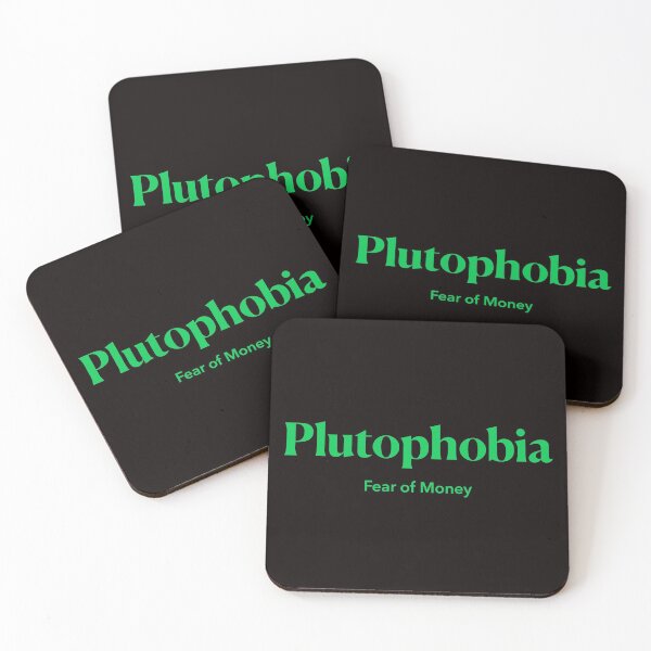 Item preview, Plutophobia - The Fear of Money - Light Green Design designed and sold by nabeArtist.