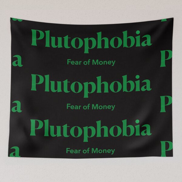 Item preview, Plutophobia - The Fear of Money - Green Design designed and sold by nabeArtist.