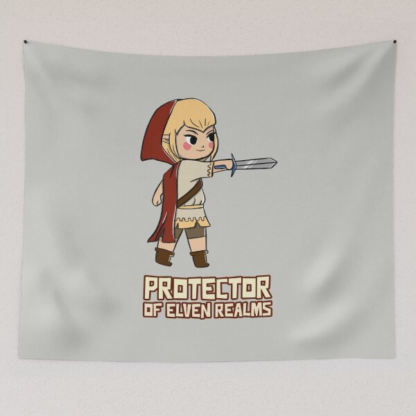 Item preview, Chibi Protector of Elven Realms Elf Ranger Thief RPG designed and sold by WPahat.
