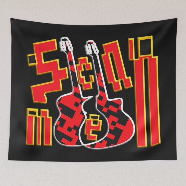 Item preview, YOUR GUITAR FOR EVER - SCAN ME - QR CODE GENERATOR designed and sold by Ralek.