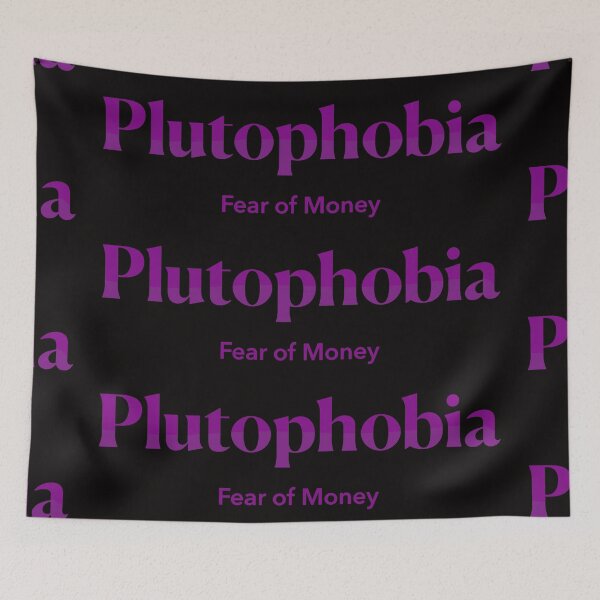 Item preview, Plutophobia - The Fear of Money - Violet Design designed and sold by nabeArtist.