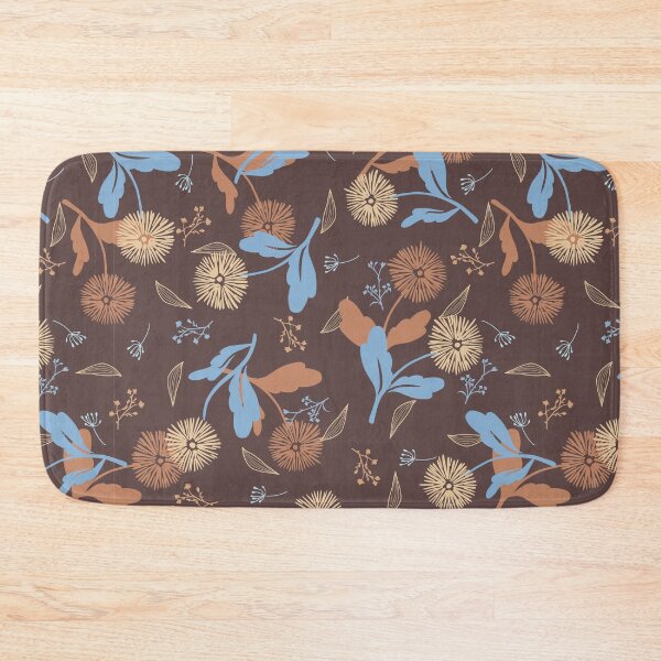Item preview, Spring Dandelion Pattern in Brown Color Palette Version designed and sold by FlinArt.