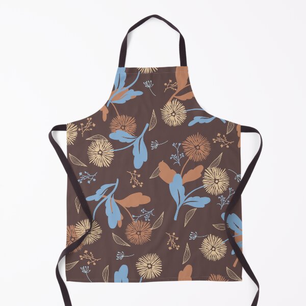 Item preview, Spring Dandelion Pattern in Brown Color Palette Version designed and sold by FlinArt.