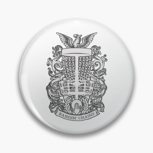 Item preview, Disc Golf Frolf Bangin' Chains Basket Vintage Coat Of Arms designed and sold by GrandeDuc.