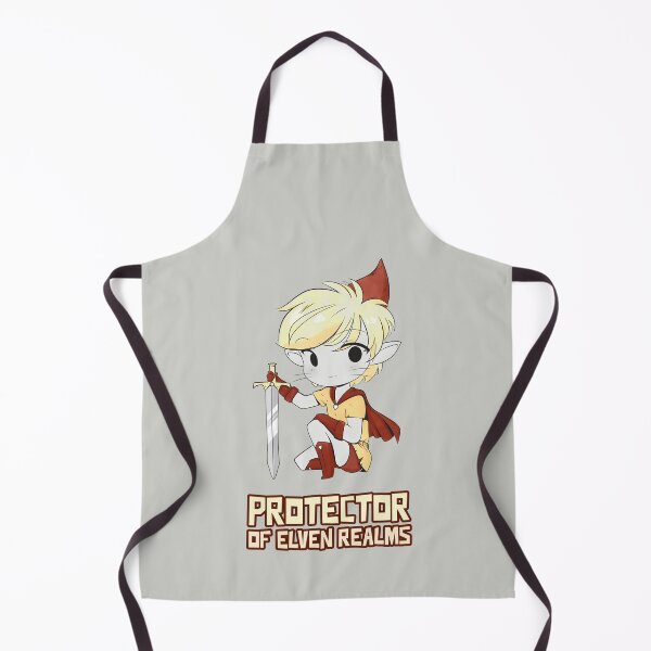 Item preview, Chibi Protector of Elven Realms Elf Fighter Champion RPG designed and sold by WPahat.