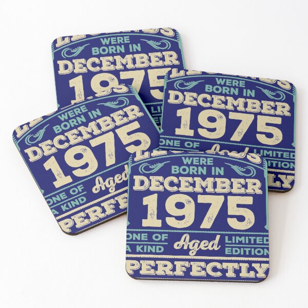 Item preview, Birthday Legends were born in december 1975 46 years designed and sold by karleen252.