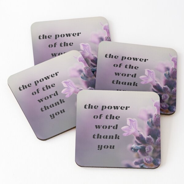 Item preview, the power of the word thank you designed and sold by DesignWithNeza.