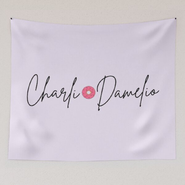 Item preview, Cute charli damelio with pink donut for tik tok queen designed and sold by MNCO.