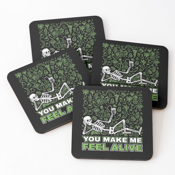 Item preview, You make me feel alive funny skeleton designed and sold by Hananiah Merch.