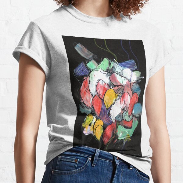 Black Series_Flower Petals Classic T-Shirt