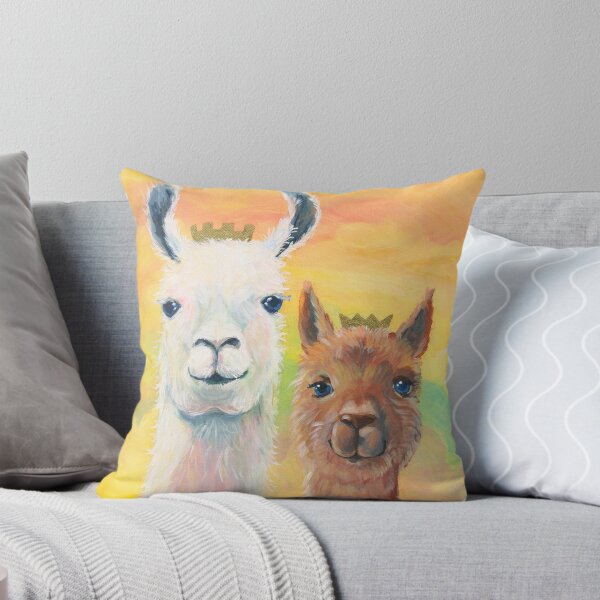 Fauna Royal: Freundschafts-Lamalpaca - Lama und Alpaka Dekokissen